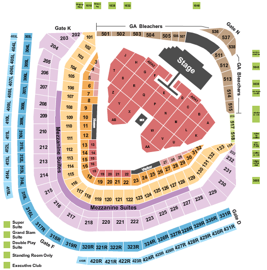 Wrigley Field Post Malone Seating Chart